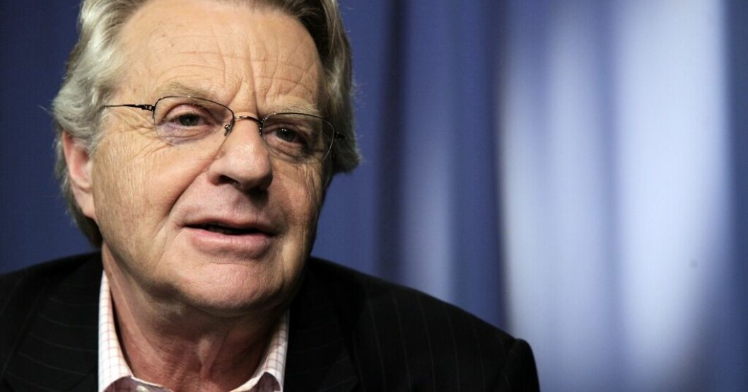 Jerry Springer ledde ett program i eget namn. Pressbild. Programledaren Jerry Springer är död
