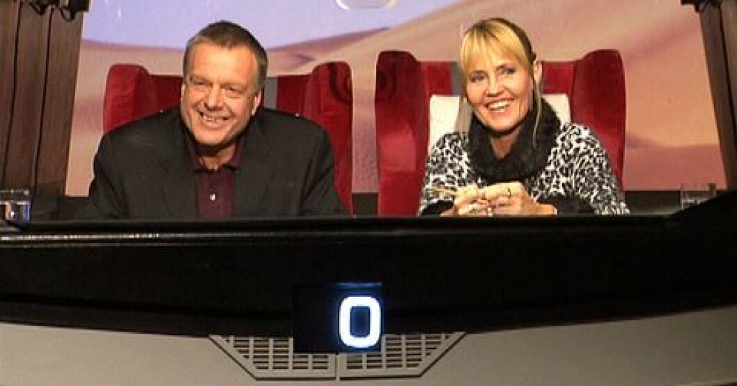 Finalen i På spåret 2001. Jesper Aspegren, Annette Kullenberg