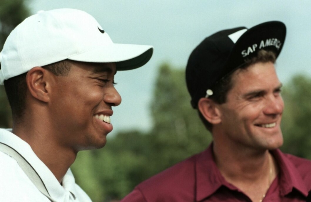 FOTO: Fredrik Sandberg/TT Good old days med Tiger Woods och Jesper Parnevik