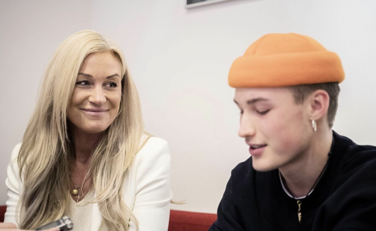 Jessica Andersson och sonen Liam Erixon. Jessica Andersson och sonen Liam Erixon