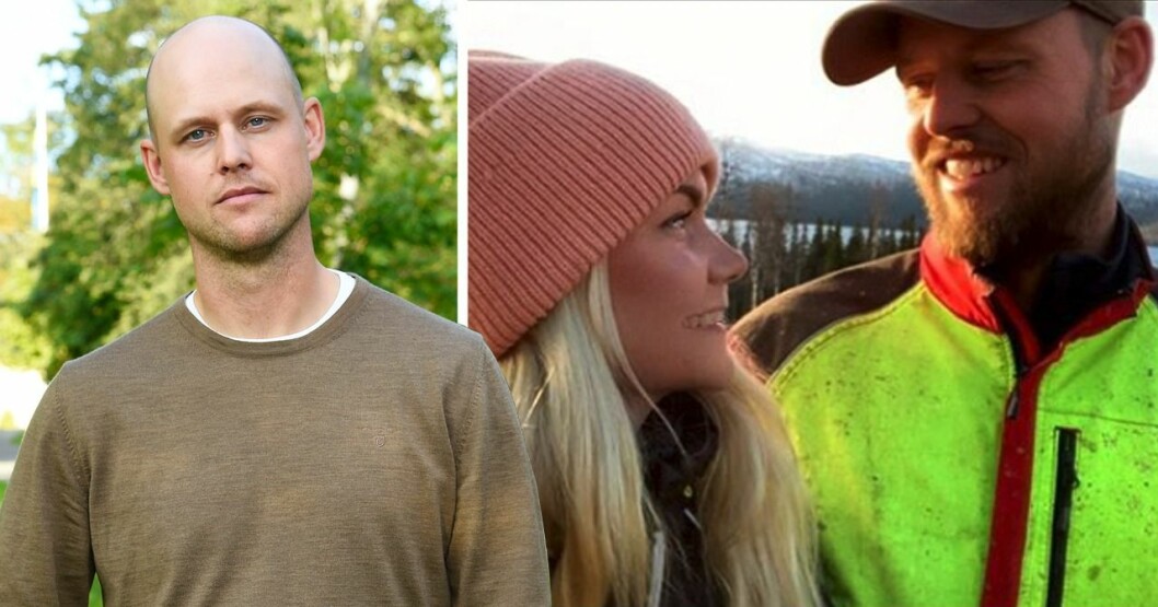 Jimmy Olofsson valde Emelie Åström. <strong>Foto: TV4 & Privat.</strong> Jimmy Olofsson lever livet med Emelie Åström