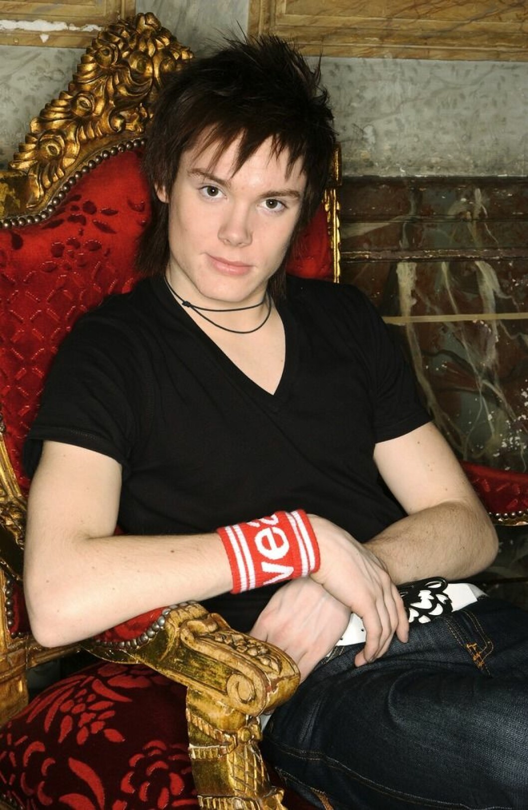 Jimmy Jansson inför Fame Factory 2005. FOTO: Karin Törnblom/TT Jimmy Jansson inför Fame Factory 2005.