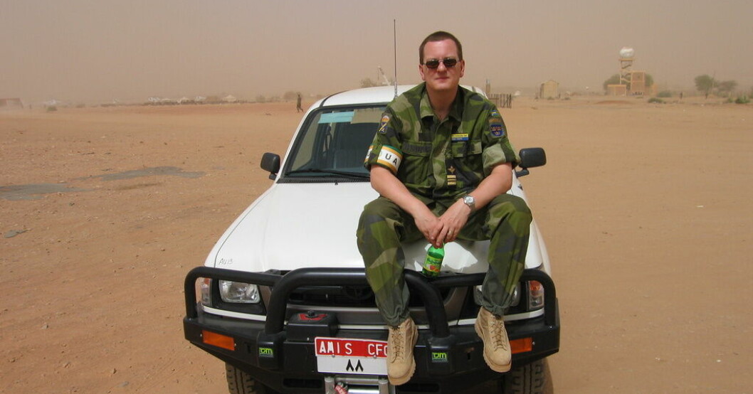 Joakim Hjort hade varit på flera uppdrag utomlands, men inget hade förberett honom på vad han skulle möta i Darfur. Svensk veteran om Sudan: Det värsta jag upplevt