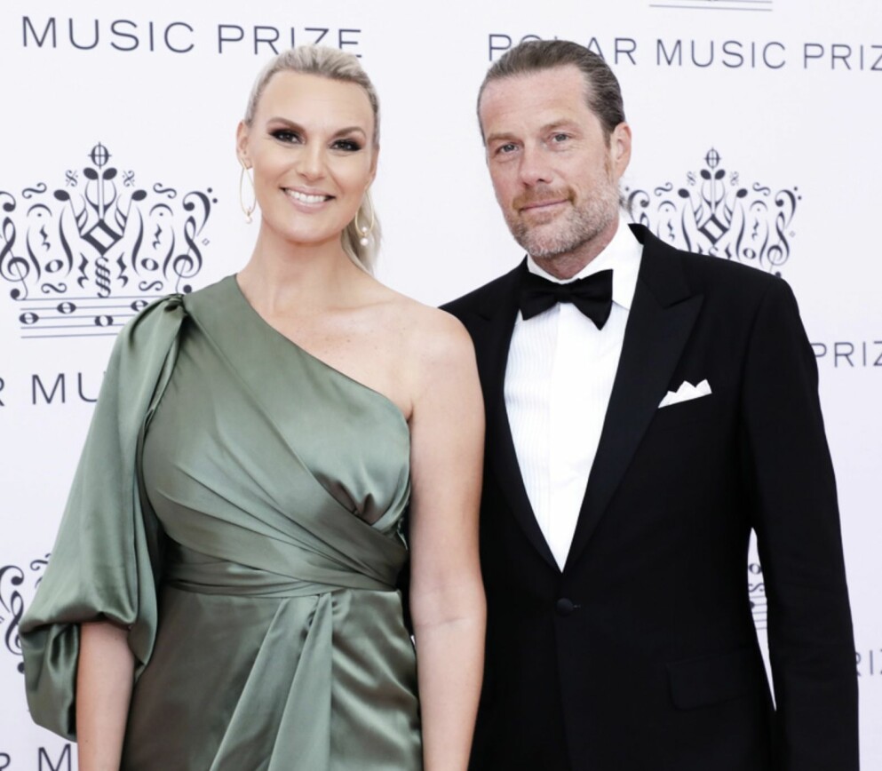 Sanna Nielsen och Joakim Ramsell. Sanna Nielsen och Joakim Ramsell på röda mattan