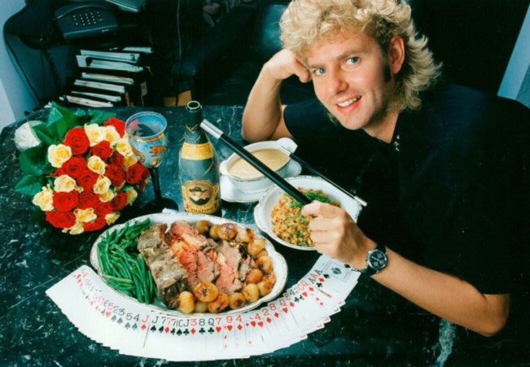 Joe Labero i sin pudelfrisyr på 90-talet. Joe Labero i sin pudelfrisyr på 90-talet.