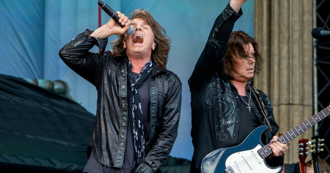 Joey Tempest, John Norum och övriga medlemmar i Europe avslutar Göteborgs Jubileumsfestival den 5 juni. Arkivbild. Europe avslutar jubileumsfesten i Göteborg