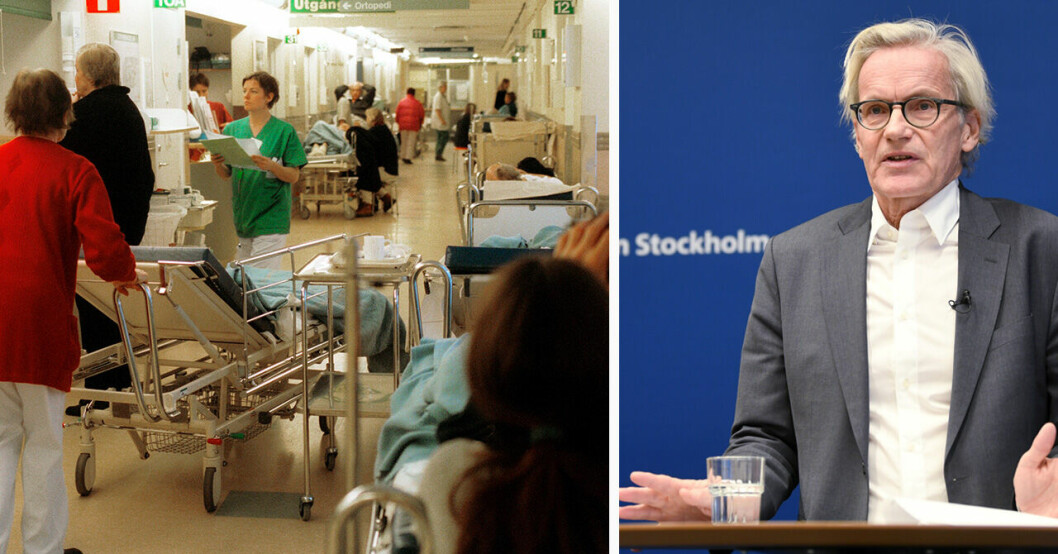 Johan Bratt, fullt sjukhus.