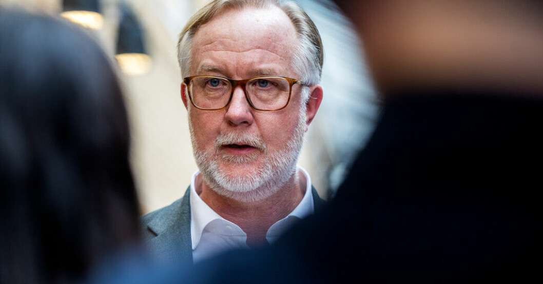 Johan Pehrson, partiledare för Liberalerna som ligger under riksdagsspärren på 4 procent, enligt Svensk väljaropinion. Arkivbild. Hälften av riksdagspartierna runt spärren