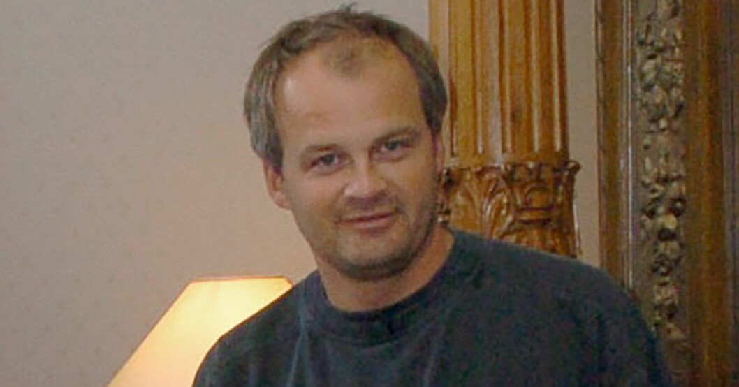 Johan Rheborg under inspelningen av Fyra nyanser av brunt. <strong>Foto: TT.</strong> Johan Rheborg under inspelningen av Fyra nyanser av brunt.