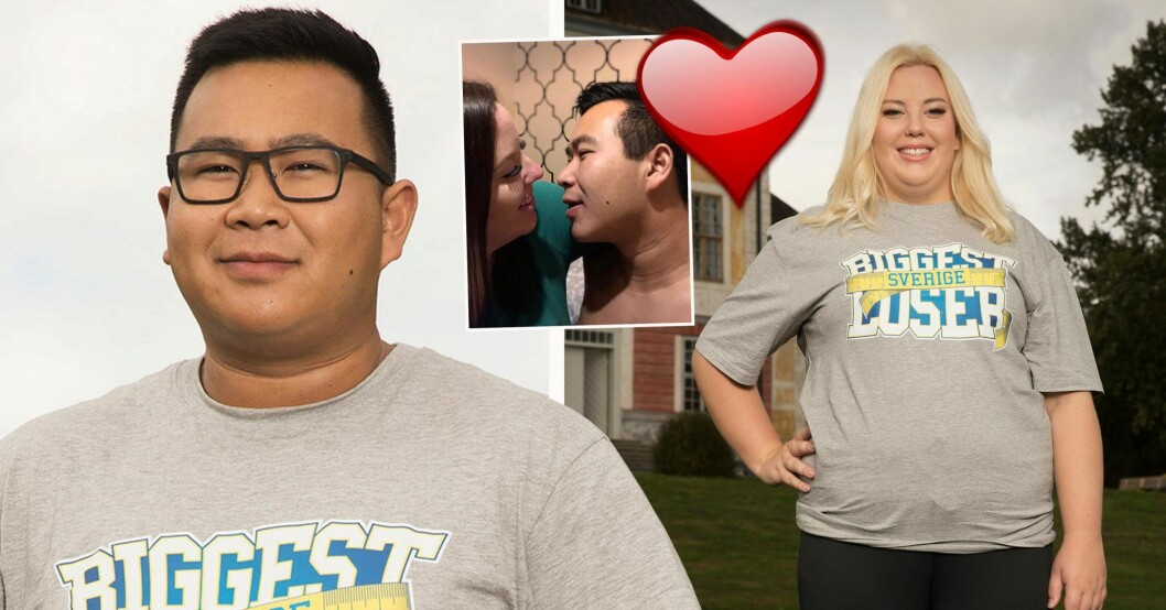 Johan Sune Sundahl och Klara Asp kärlekspar i Biggest loser 2019