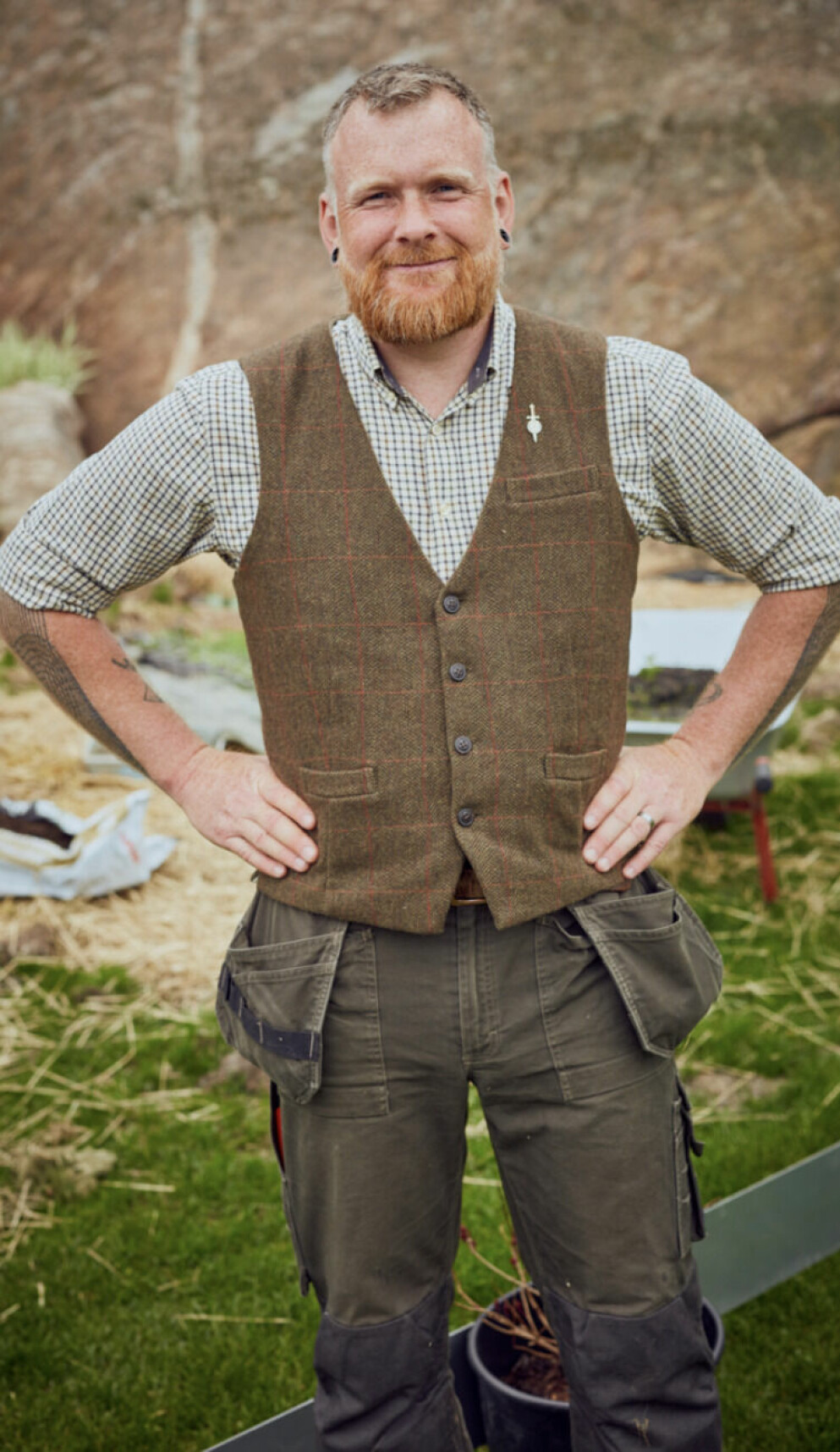 Experten Johan Widing. Johan Widing är en av experterna i En bondgård mitt i stan