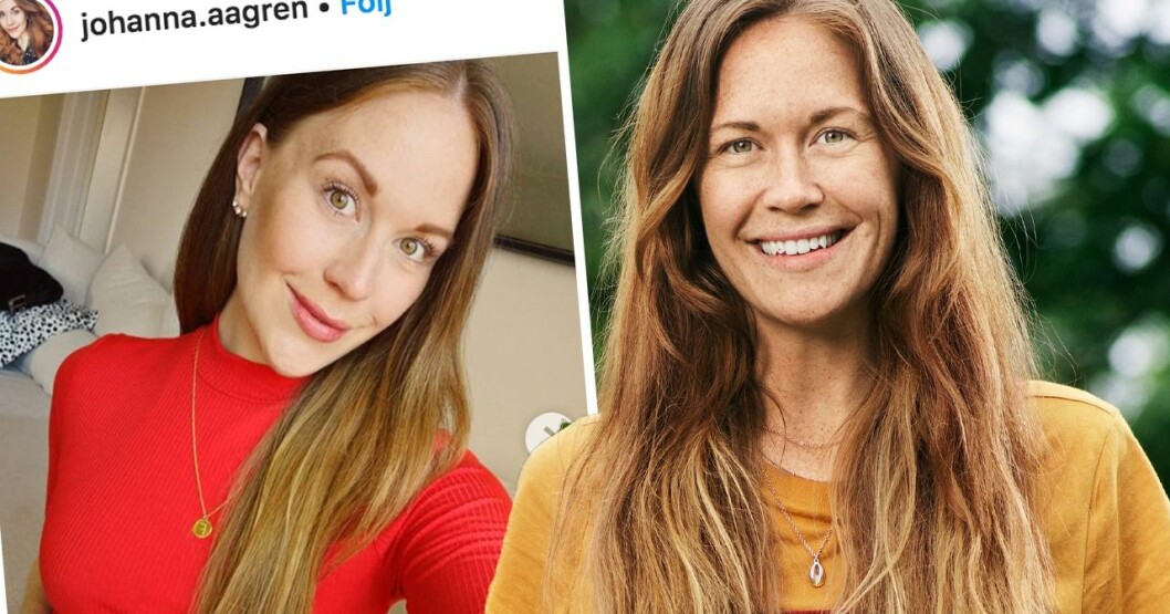 Johanna Ågren i Farmen och efteråt. <strong>Foto: TV4 & Instagram.</strong> Johanna Ågren