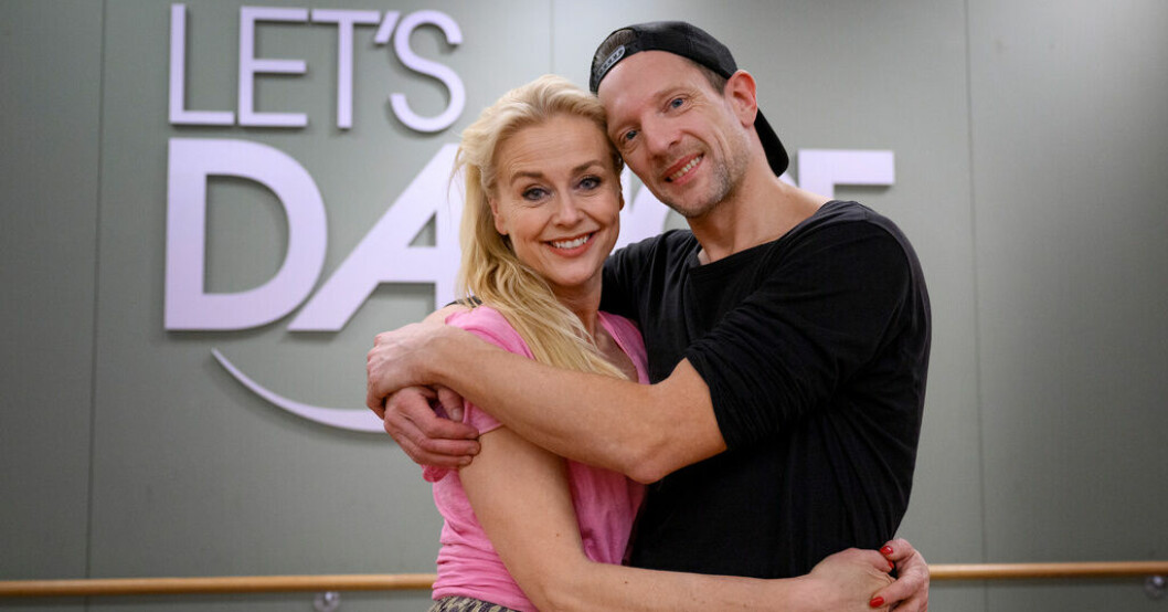 Johanna Lind Bagge med sin danspartner Tobias Wallin. Arkivbild. Johanna Lind Bagge åker ur "Let's dance"