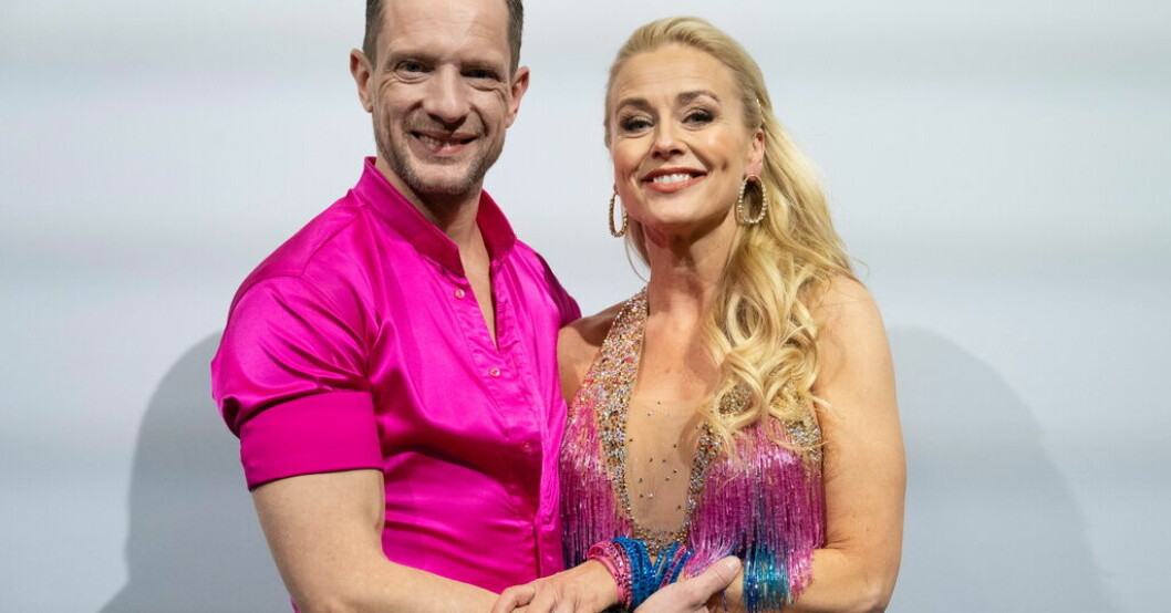 Johanna Lind Bagge och dansare Tobias Wallin fick inte dansa med varandra i lördagens "Let's dance". I stället var det dags för partnerbyte i tävlingen. Arkivbild. Partnerbyte i "Let's dance"