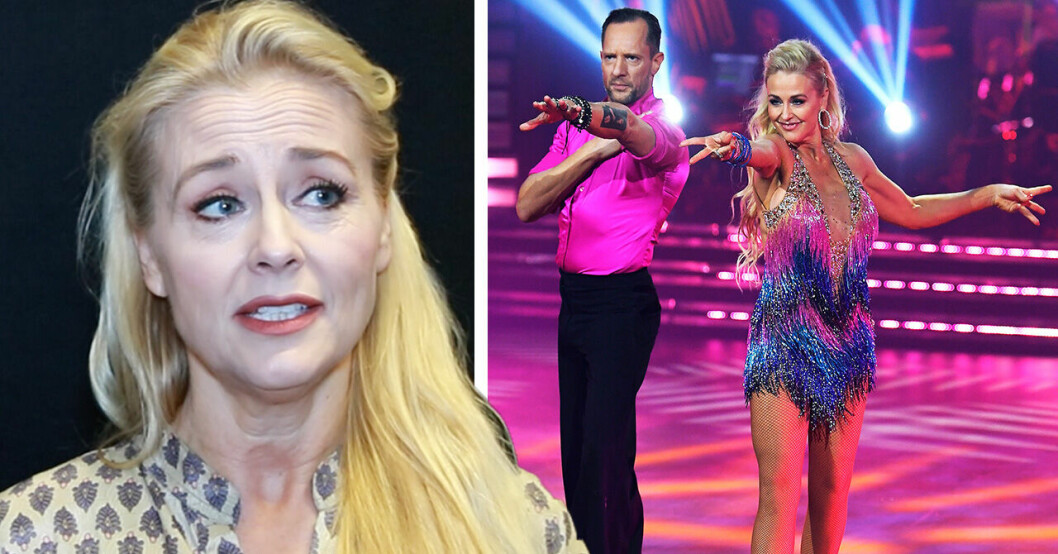 Johanna Lind Bagge och Tobias Wallin i Let's dance