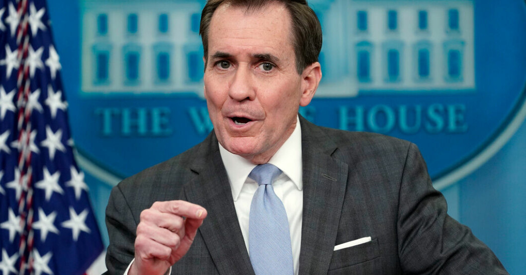 John Kirby, talesperson för USA:s nationella säkerhetsråd. USA sköt ner nytt föremål – "Stor som en bil"