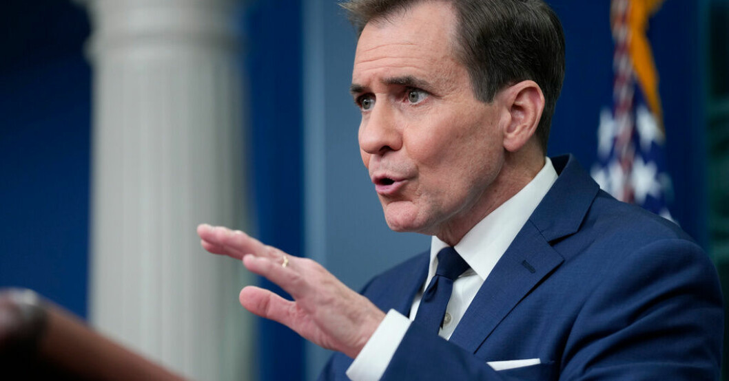 John Kirby, talesperson för USA:s nationella säkerhetsråd. Arkivbild. Tusentals Wagnersoldater dödade