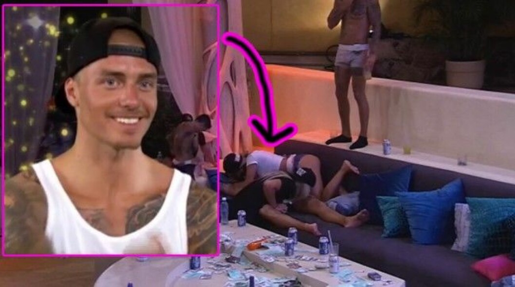 Josefine och Emelie Tornström ville verkligen ge Johnny erektion. Foto: TV3 Foto: TV3