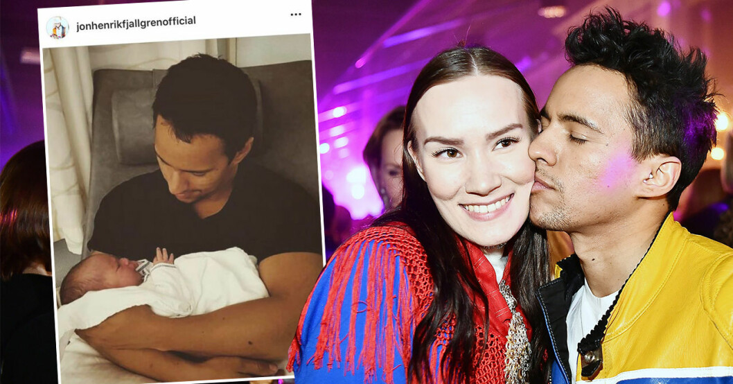 Jon Henrik Fjällgren och Maret Nystad har blivit föräldrar.