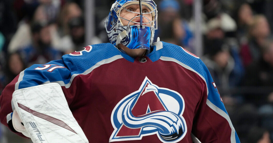 Jonas Johansson lämnar Colorado Avalanches organisation för spel i SHL och Färjestad. Arkivbild. Färjestad har hittat Tomkins ersättare