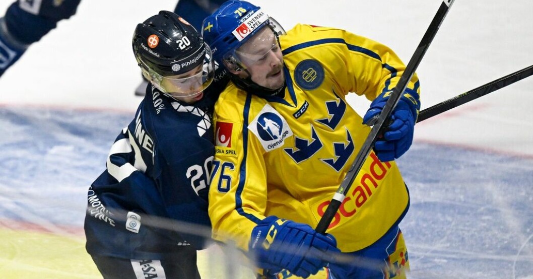 Jonathan Dahlén åker inte med Tre Kronor för nästa veckas dubbellandskamper mot Finland i Umeå. Arkivbild. Förändringar i Tre Kronor – Dahlén lämnar
