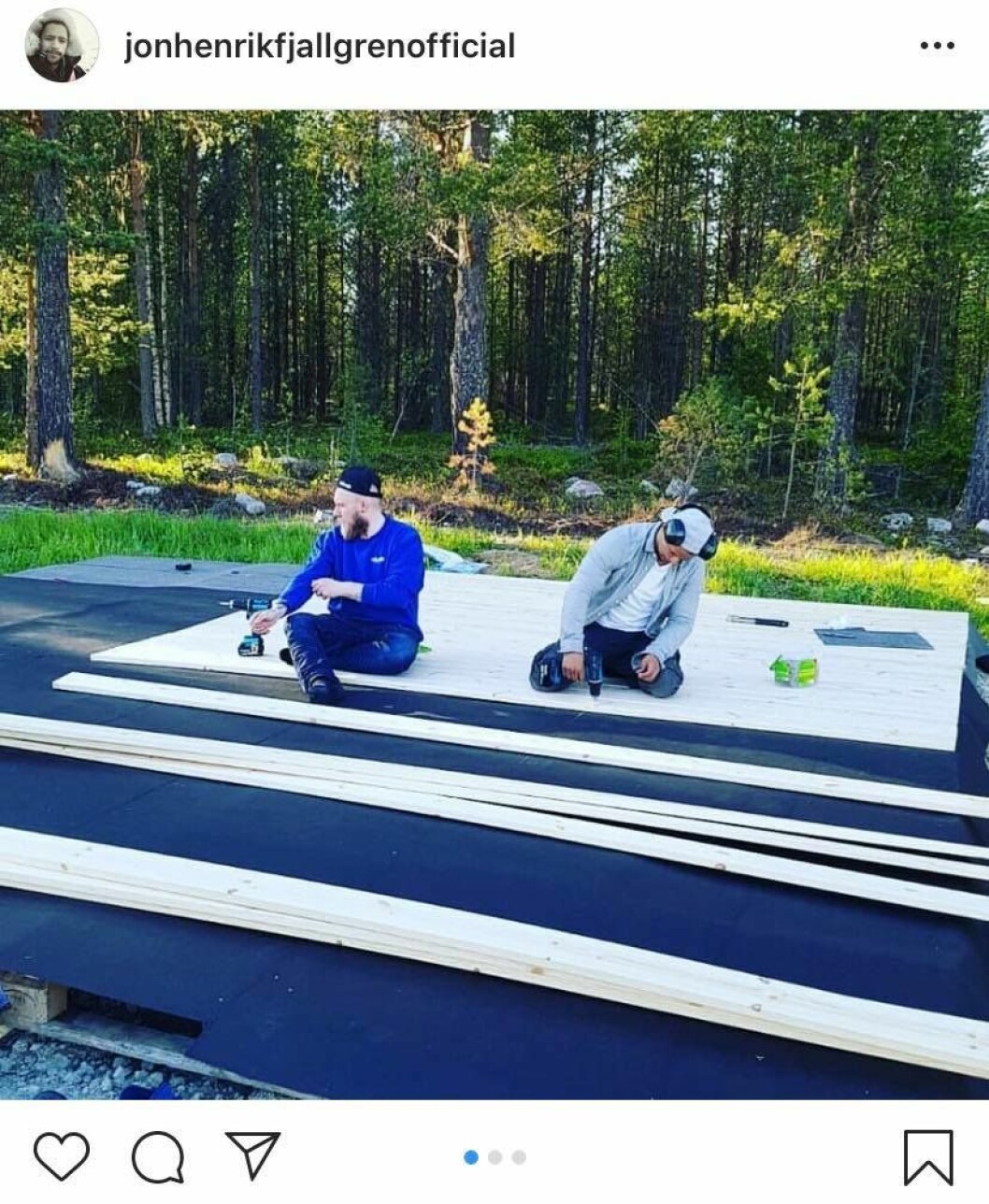 FOTO: Instagram Jon Henrik snickrar