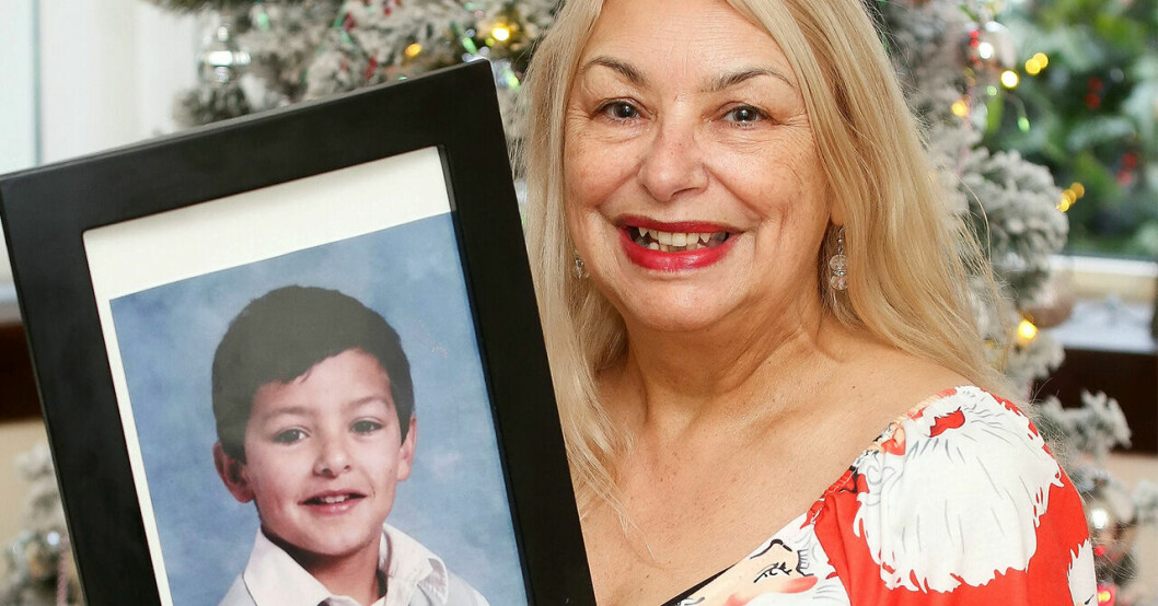 Joyce Curtis med sonen Nicholas