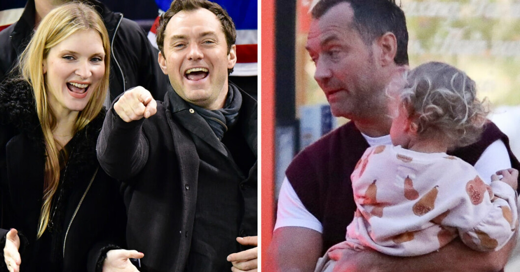 Jude Law och Phillipa Coan