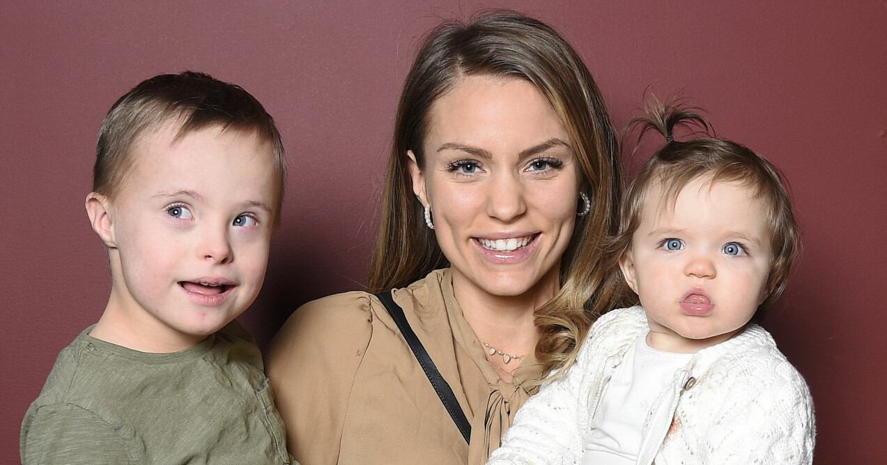 Foto: TT Julia Bergman med barn