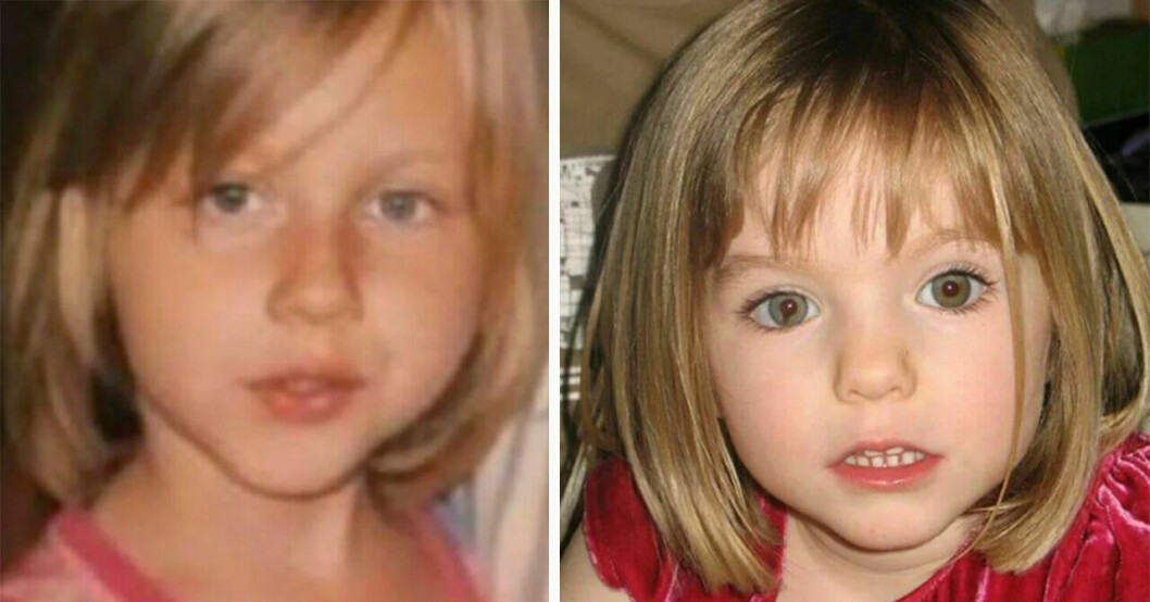 Julia Wendell och Madeleine McCann som barn.
