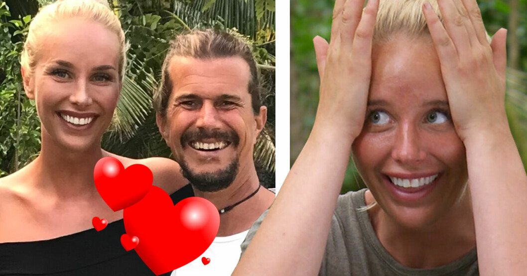 Kristove Rueda och Julia Franzén i Robinson 2020
