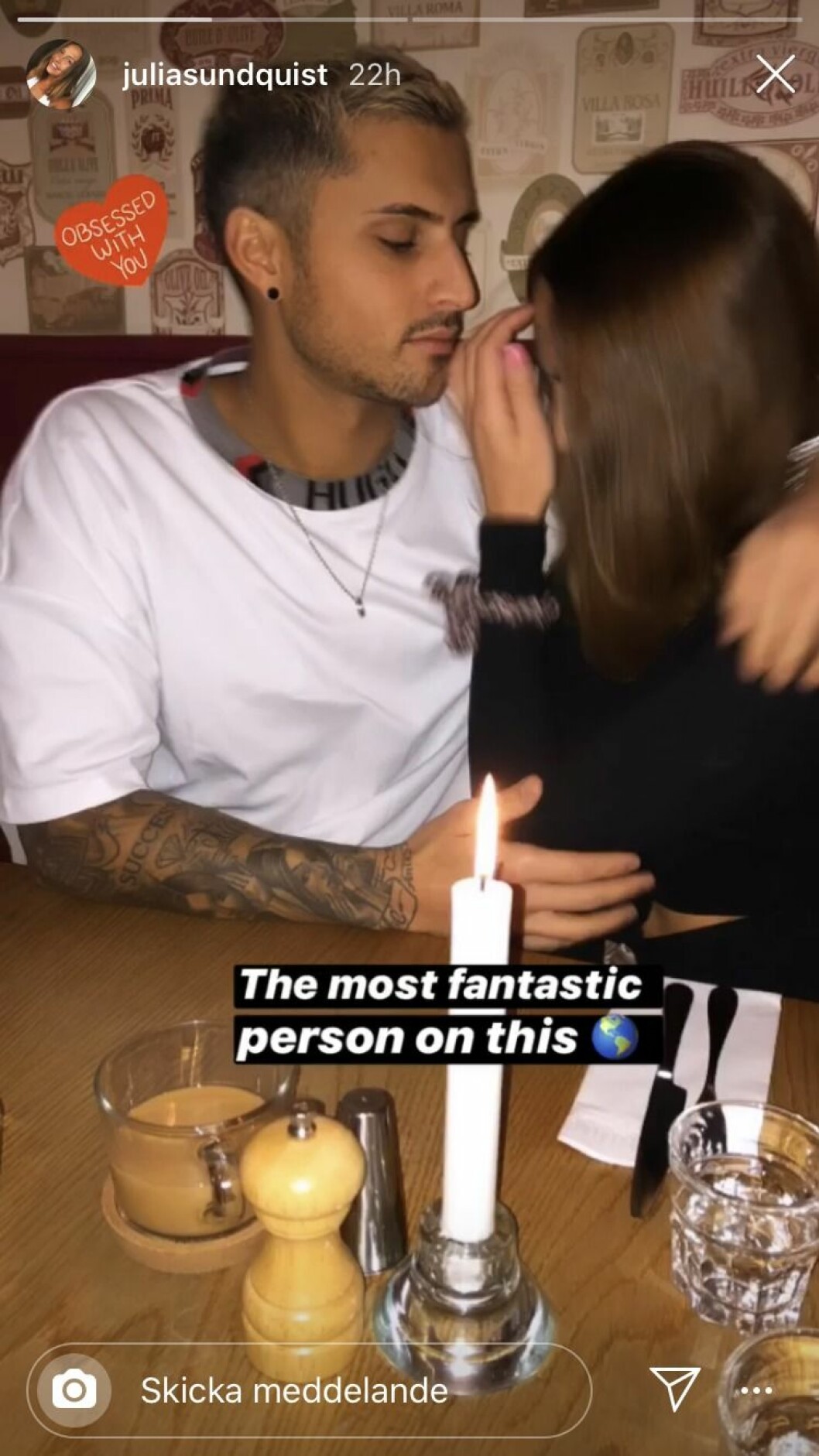 Julia Sundquist och Samir Badran