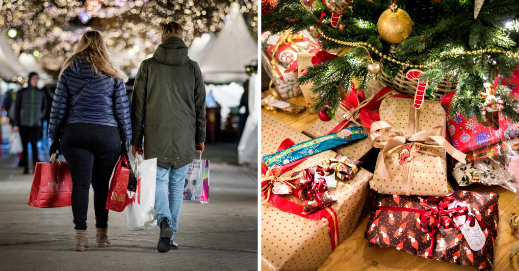Svenskarnas julnota blev lägre än förra året