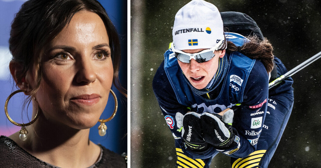 Charlotte Kallas oväntade detalj på skidförbundets hemsida – hon förstår inte själv