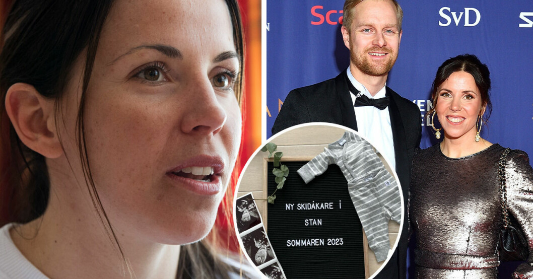 Charlotte Kalla avslöjar stora oron – bara veckor innan förlossningen.