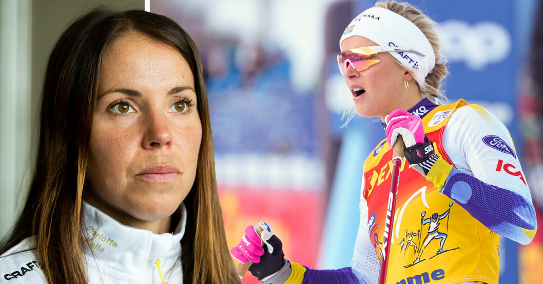 Charlotte Kalla och Frida Karlsson.
