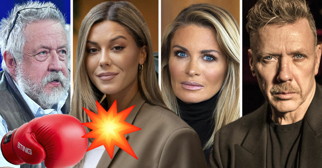 Leif GW Persson, Bianca Ingrosso, Carolina Gynning och Mikael Persbrandt.