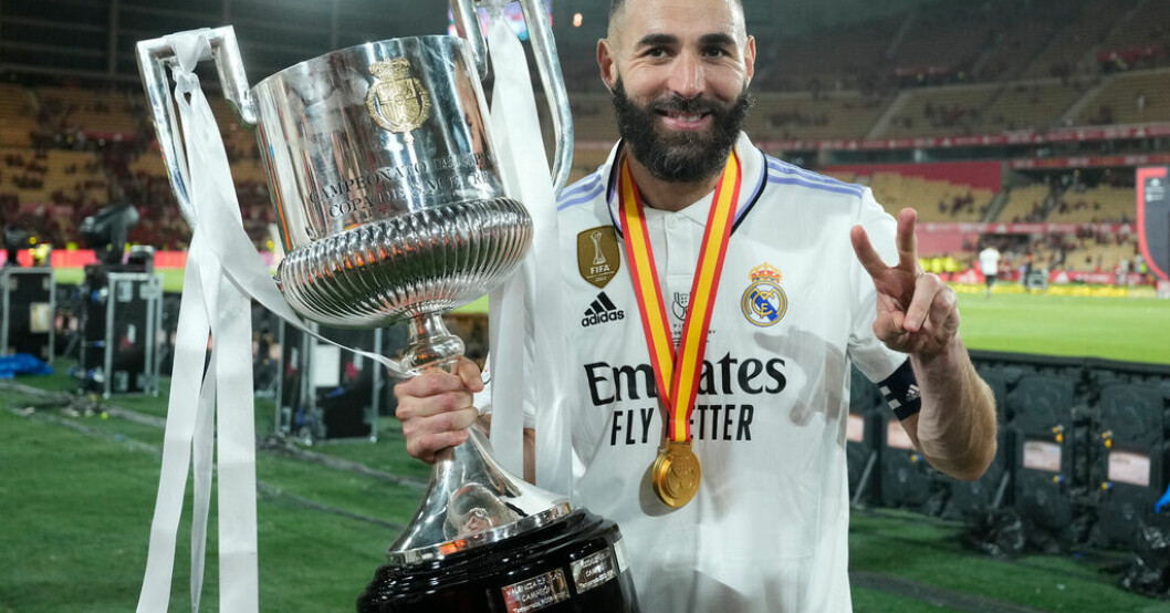 Karim Benzema lämnar Real Madrid. Arkivbild. Benzema lämnar Real Madrid