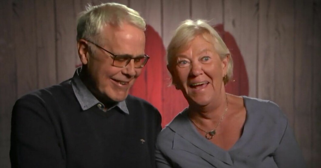 Karin och Roger i Första dejten. Karin Hedberg och Roger var med i Första dejten 2019.