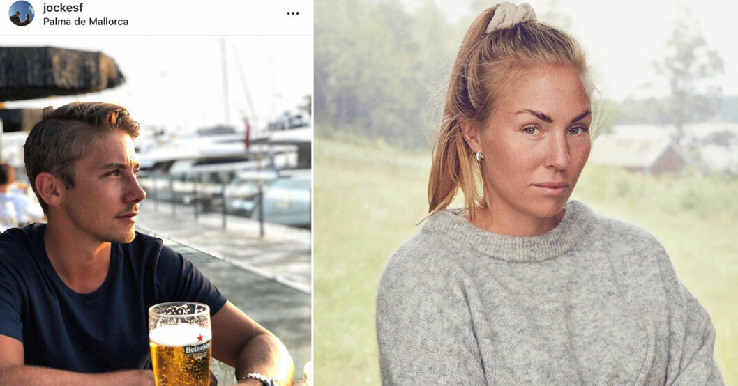 Karin och Joakim. Joakim Svärdfeldt och Karin Ström.
