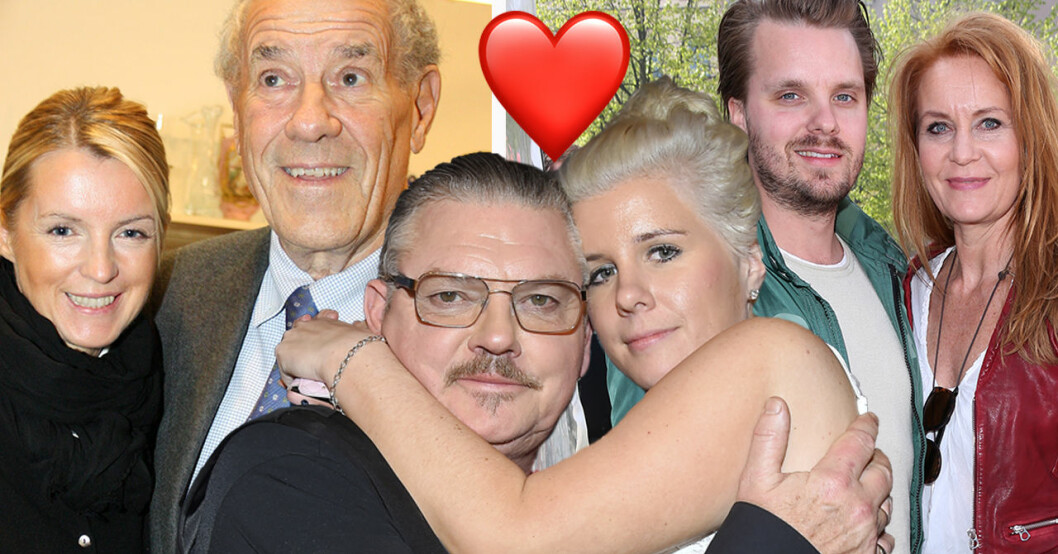 Per Wästberg, Dan Ekborg och Maria Lundqvist är alla ihop med betydligt yngre partners.