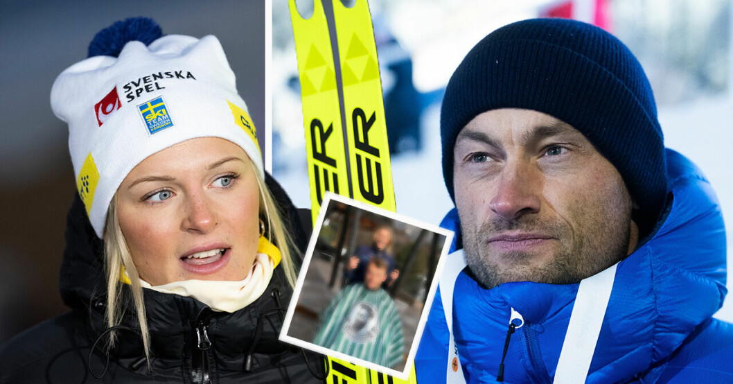 Frida Karlsson och Petter Northug.