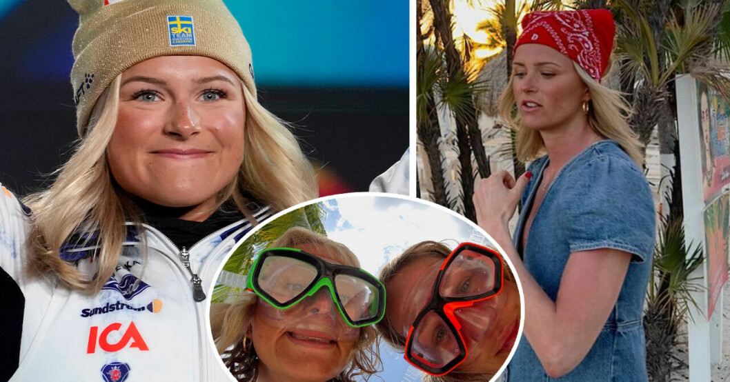 Frida Karlssons lyxiga semesterbilder på Curaçao – flyr Sverige efter uppbrottet med William Poromaa.