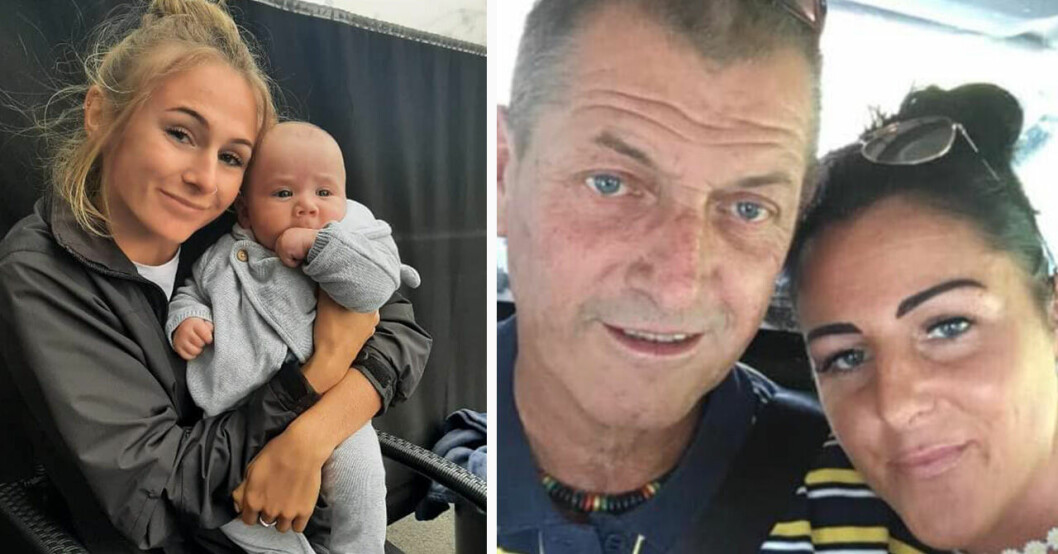 Katie Davenport och hennes pappa.