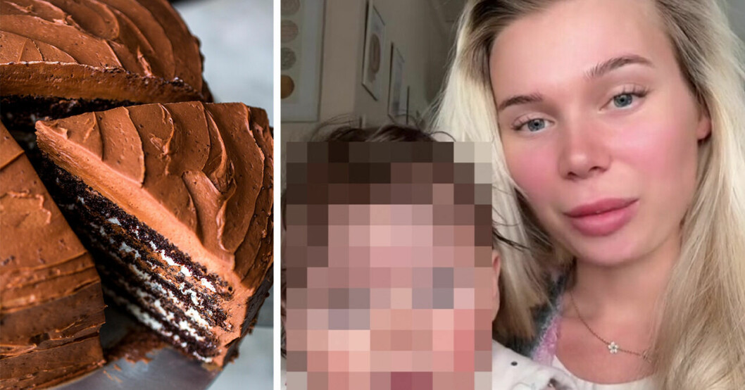 Matade 4 månader gamla dottern med chokladtårta – mamman Katie rasar
