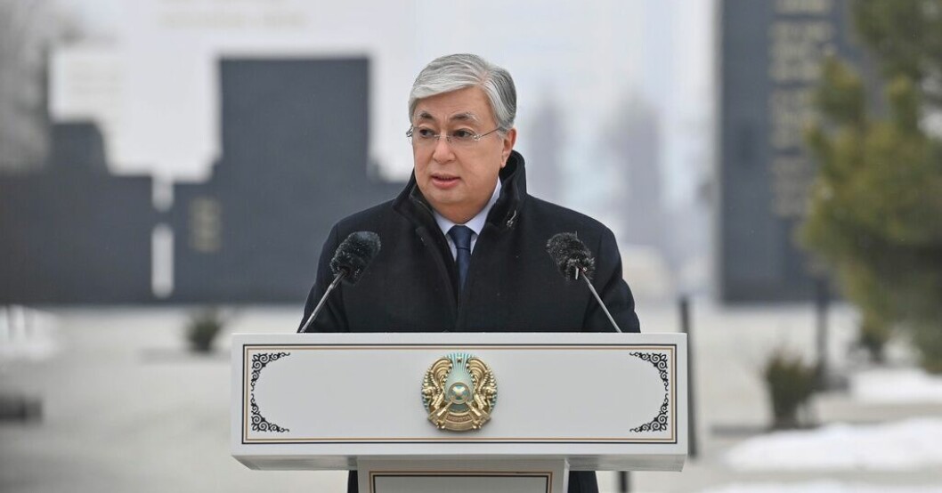 Kazakstans president Kasym-Zjomart Tokajev. Arkivbild. Kazakstan stödjer Kinas Ukrainaplan