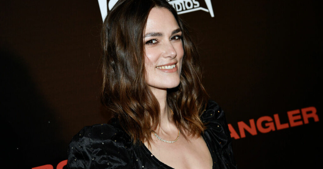 Keira Knightley vid en visning av "Boston strangler" i New York. Arkivbild. Keira Knightley hyllar granskande journalister