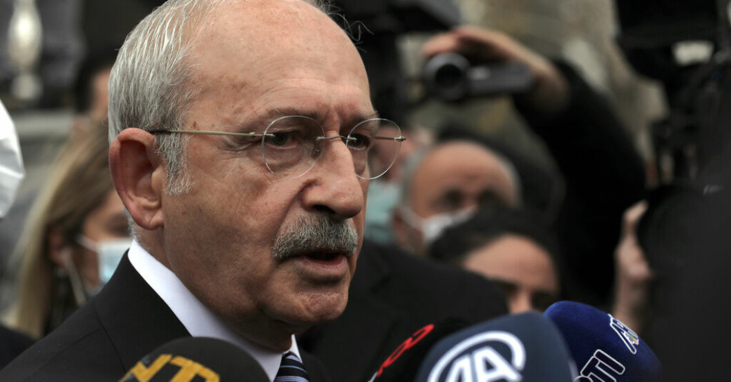 Kemal Kilicdaroglu, ledare för partiet CHP och oppositionens kandidat. Arkivbild. Turkiska oppositionen enad om presidentkandidat