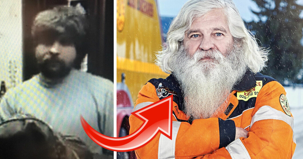 Kent Jonsson i Ingen som kan älska som vi 1986 och i Frusna vägar 2020. <strong>Foto: TV3.</strong> Kent Jonsson i Ingen som kan älska som vi 1986 och i Frusna vägar 2020.