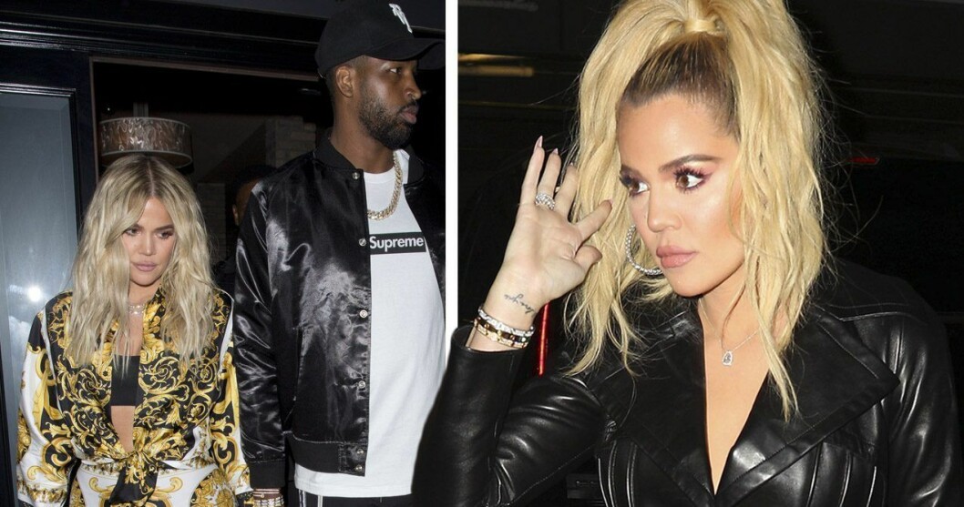 Khloé Kardashian och Tristan Thompson. Khloé kardashian och Tristan Thompson